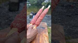 Doğada Kuzu Etinden Kebap 🍢  The Nature Lamb Kebab [upl. by Uht]