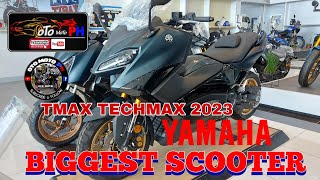 2023 NEW YAMAHA TMAX 560 TECHMAX WALKAROUND REVIEW  SPECS AND PRICE [upl. by Airt958]