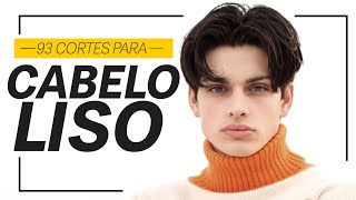 93 Cortes de Cabelo Liso Masculino para 2024 [upl. by Berke]