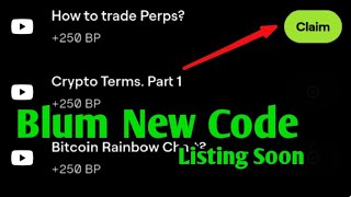 How To Trade Perps Blum Video Code  How To Trade Perps Blum Today Verification Keyword Today Code [upl. by Lakin699]