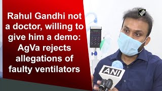 Rahul Gandhi not a doctor willing to give him a demo AgVa rejects allegations [upl. by Winser]