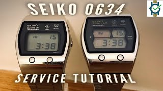 Seiko 0634 Service Tutorial [upl. by Swetlana947]