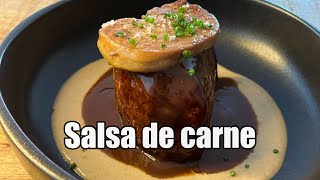 Salsa de carne  La que usan los restaurantes [upl. by Nilde758]