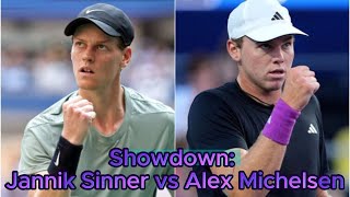 US Open 2024 Showdown Jannik Sinner vs Alex Michelsen [upl. by Adela]