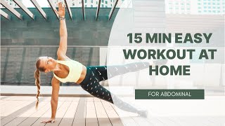 EASY ABS WORKOUT AT HOME [upl. by Acined655]