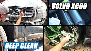 Volvo XC90 Interior and exterior deep cleaning [upl. by Nathanson339]