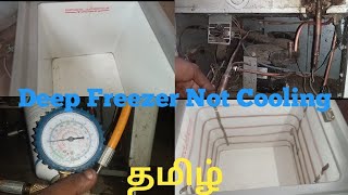 Deep Freezer Evaparator Changing தமிழ் [upl. by Enamrahs450]