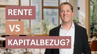 Besser Rente oder Kapitalbezug in der Pensionskasse [upl. by Lorelei619]