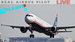 Real Airbus Captain flies XPlane 12  Toliss A321  First Look [upl. by Reube]