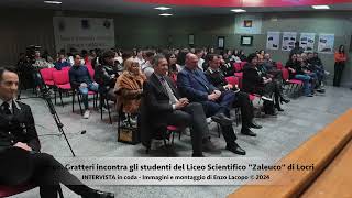 Il Proc Nicola Gratteri incontra gli studenti del Liceo Scientifico quotZaleucoquot di Locri by EL [upl. by Harbour]