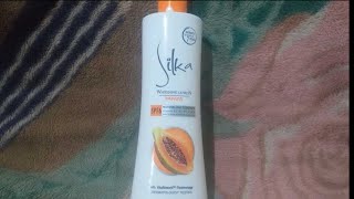 SILKA PAPAYA LOTION WHITENING SKIN  LIVE silka [upl. by Feldstein957]