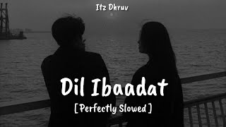 Dil Ibaadat  Perfectly Slowed   KK  Itz Dhruv [upl. by Mendoza]