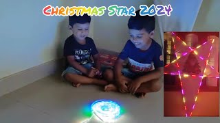 Christmas Star 2024  DD Brothers Making a Big Star for Christmas😍 [upl. by Roarke657]