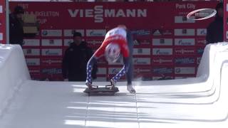 FIBT  Womens Skeleton World Cup 20132014  Park City Highlights [upl. by Wira]