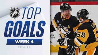 The BEST NHL Goals of Week 4  202425 Highlights [upl. by Curry5]