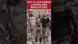 Wayanad Landslides  Search amp Rescue Operations Indian Army Jawans Construct Temporary Bridge [upl. by Anidan]