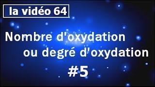 Nombre doxydation ou degré doxydation 5partie64 [upl. by Luap389]