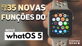 Veja  de 35 Novas Funções do WatchOS 5 e como Atualizar seu Apple  Watch [upl. by Takakura863]