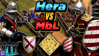 Burgundians vs Magyars  1v1 Arabia  vs MbL  AoE2 [upl. by Huldah]