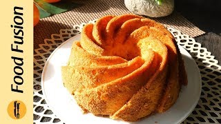 Orange Chiffon Cake Recipe By Food Fusion [upl. by Axia]