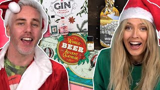 Irish People Try Alcohol Advent Calendars 2020 All 24 Days in One Sitting [upl. by Enidan]