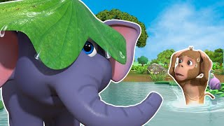 Hathi Raja Kahan Chale Nursery Rhyme  हाथी राजा कहाँ चले  Hindi Rhymes [upl. by Ardnaet]