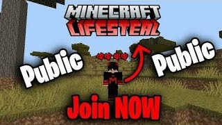 Best LifeSteal Public Smp 247  MurdererMC [upl. by Erdnua]