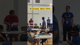 Winnipeg Open 2024 3x3 Competition World Cube Association Rubikscube [upl. by Kirt]