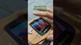 Game Boy Advance IPS de madera gb gba gameboy ips gbamod retropixelados [upl. by Sammy]