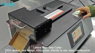 How To Use Lateral Flow Strip Cutter 2024 Version450pcsMin Test Strip Cutter For Rapid Test Making [upl. by Airpac768]