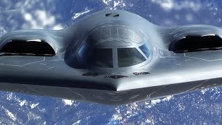 B2 Spirit Stealth Bomber in Action  Training [upl. by Alyos]