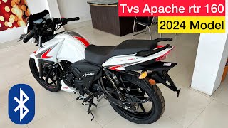 New Tvs Apache RTR 160 2v 2024 Model Review  Price amp Feature  tvs apache rtr 160 2v 2024 [upl. by Anitsenre79]