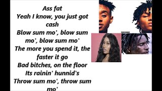 Rae Sremmurd Throw Sum Mo  Nicki Minaj amp Young Thug lyrics  Audio [upl. by Turino]