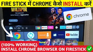 How to Install Google Chrome Browser on Fire TV Stick 🔥  Download Google Chrome for Fire Stick 2024 [upl. by Dodds]