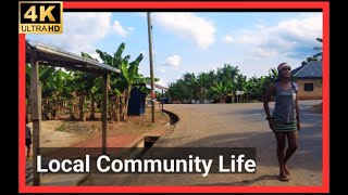 Ghana Vlog  Bekwai Community Street walk  West Africa Travel [upl. by Disraeli243]