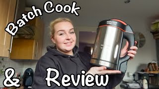 MORPHY RICHARDS SOUP MAKER BATCH COOK amp REVIEW [upl. by Maeve930]