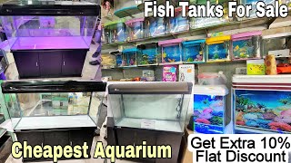 Fish Tanks For Sale At Fish Point Aquarium Shop Sarojini Nagar  Imported Aquariums At Low Price [upl. by Anived]