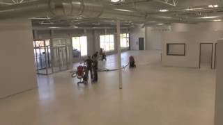 Time lapse video of ASPARTX flooring system polyaspartic [upl. by Eissed880]