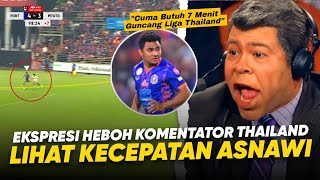 Reaksi Komentator Liga Thailand  Melihat Debut Asnawi Mangkualam Port Fc vs Muangthong [upl. by Meredith]