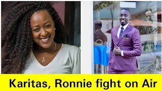 Karitas Karisimbi Ronnie fight on air after Ronnie makes fun of Karitas hair as cheap quotmuzigoquot [upl. by Medorra]