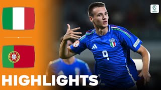 Italy vs Portugal  Highlights  U17 European Championship Final 05062024 [upl. by Econah]