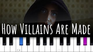 How Villains Are Made  Madalen Duke piano tutorial [upl. by Meagan458]