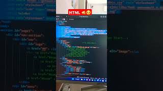 Html vs css ampjs website design and development coding programming tech fyp html tranding [upl. by Neelyad834]