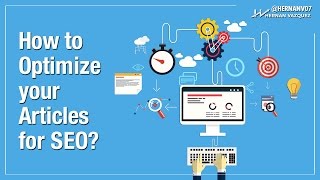 How to Do On Site SEO  Optimizing an Article for On Page SEO  Hernan Vazquez [upl. by Dawn]