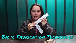 Basic Fabrication Techniques [upl. by Audwen]