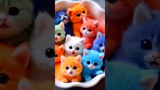 Baby Cats soo cute 😺 cute waddle ai cat tinytiny [upl. by Odnalref]