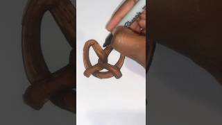 HOW TO DRAW A PRETZEL [upl. by Erait]