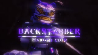 BACKSTABBER  Harumi edit  edit ninjagoedit ninjago ninjagoharumi [upl. by Soiritos243]