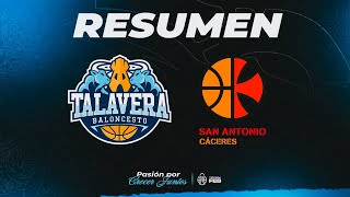 Resumen San Antonio Cáceres VS Tecnocasa Baloncesto Talavera [upl. by Melak]