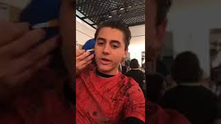 Isaak Presley Instagram Livestream  28November2017 [upl. by Suoinuj344]